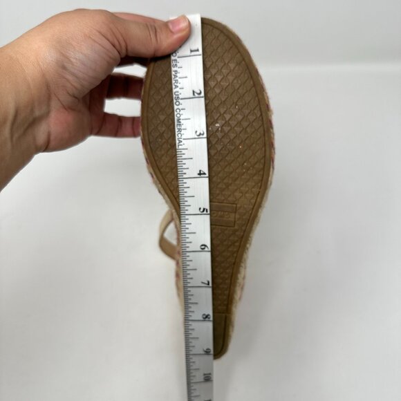 TOMS Women's Monica Slingback Wedge Suede/Leather Sandal - Picture 11 of 16